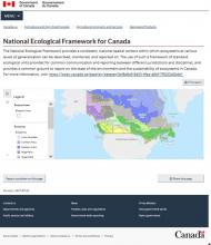 National Ecological Framework for Canada